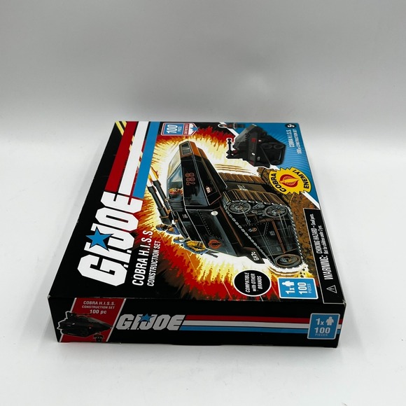 GI Joe - Cobra H.I.S.S. Tank 100 Piece Construction Set - Hasbro/Forever Clever - Picture 4 of 9